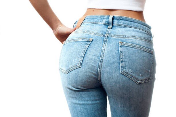 Стоковые фотографии по запросу Девушка джинсы сзади
