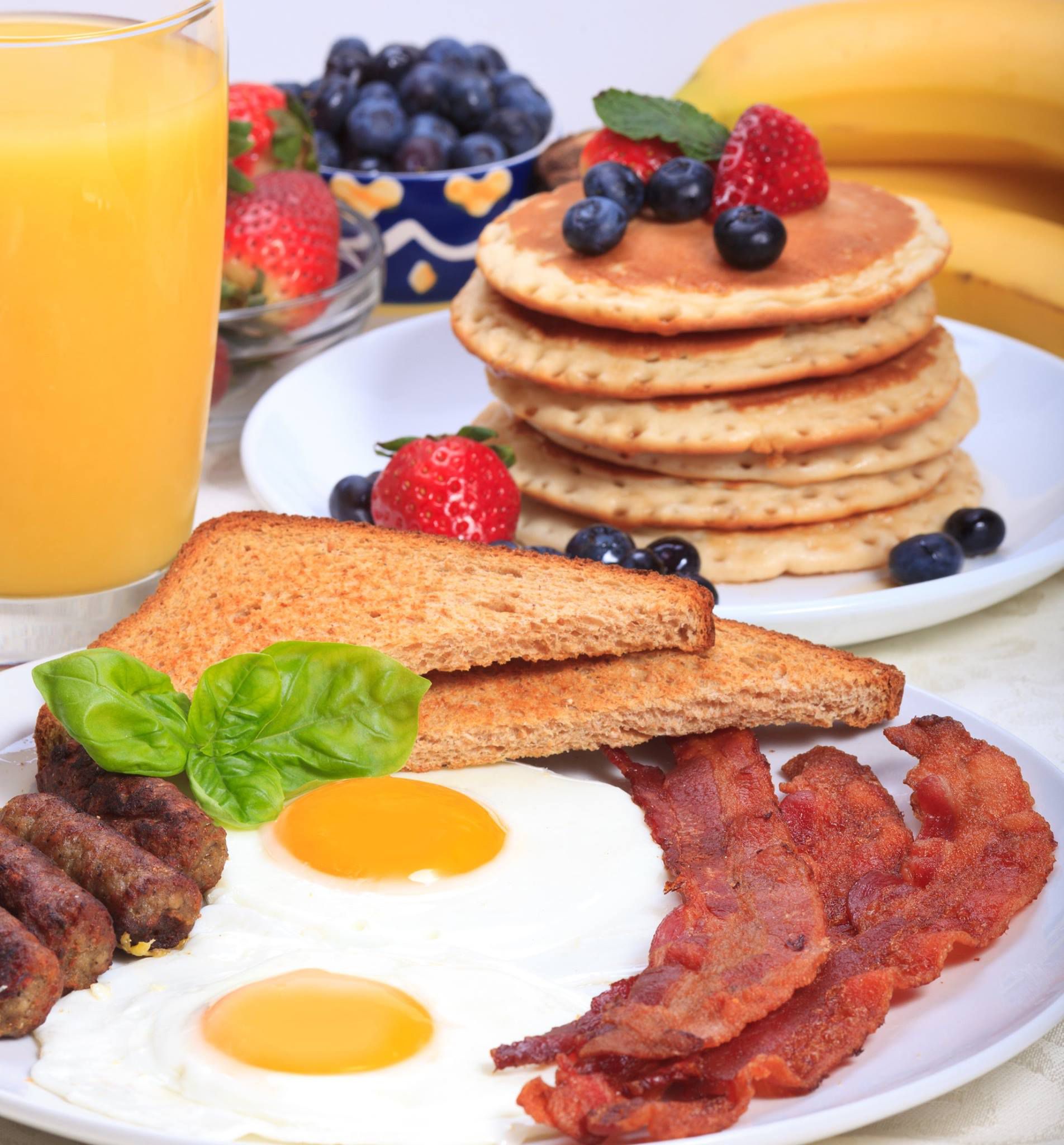 Сможете похудеть на таком американском завтраке?