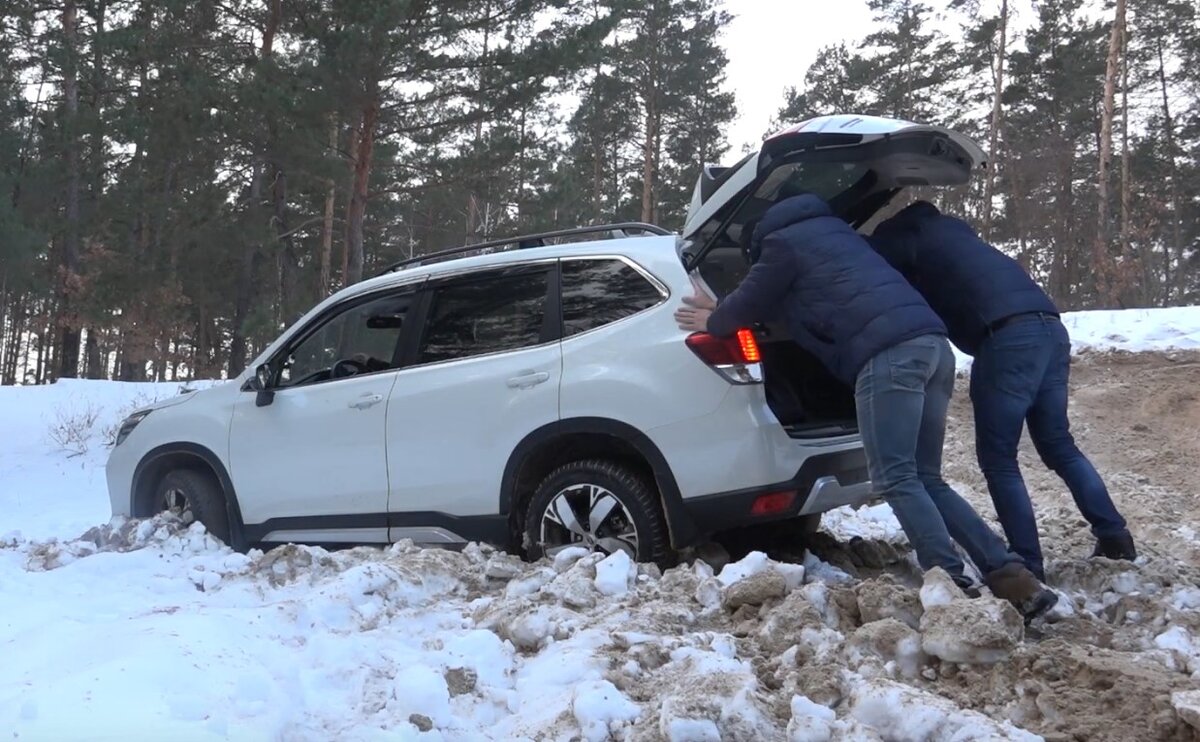 Тестируем Forester на бездорожье