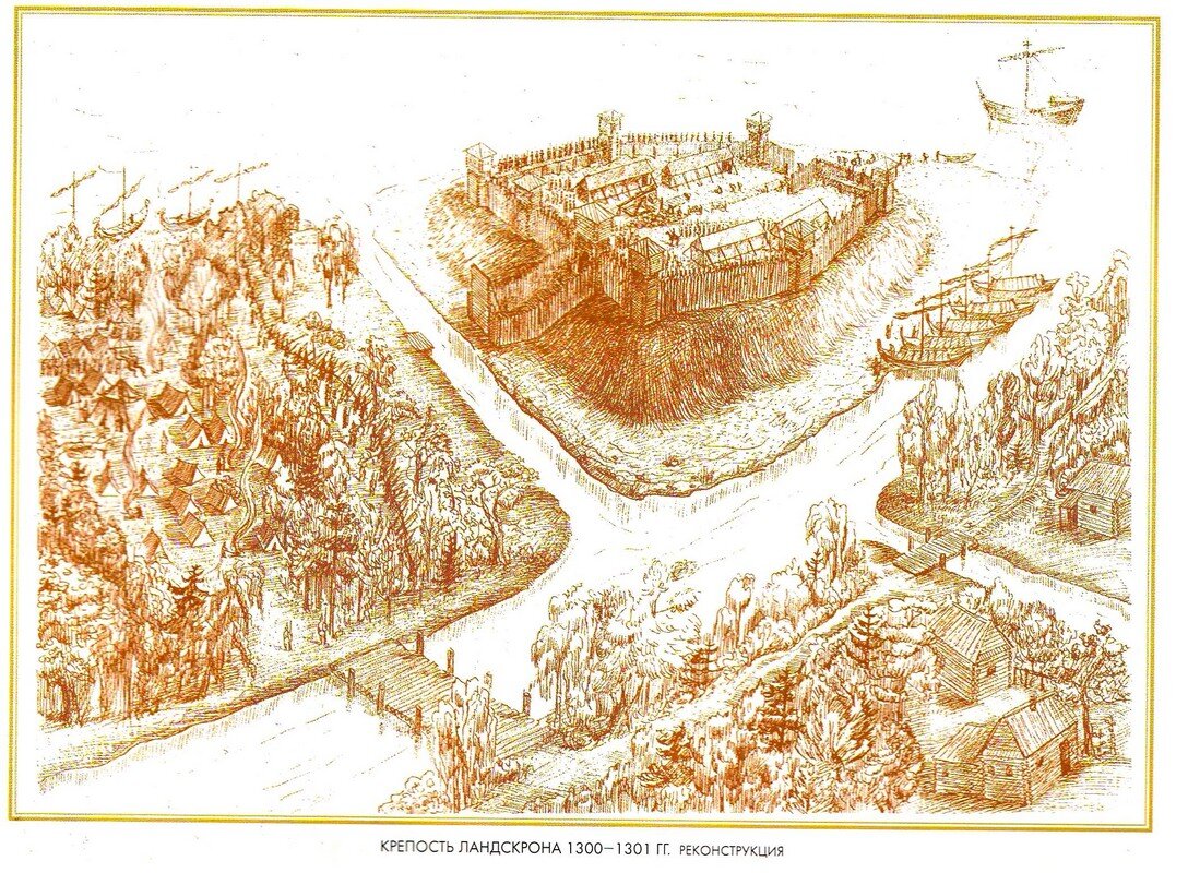 Крепость Ландскрона. Реконструкция. 