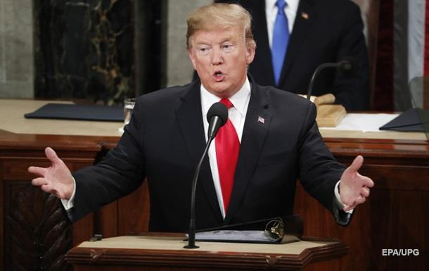 Президент США во время послания Конгрессу