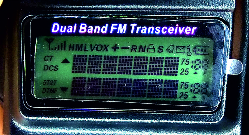 Дисплей рации баофенг 82