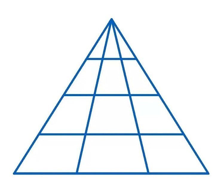 Сколько треугольников на картинке с ответами головоломка