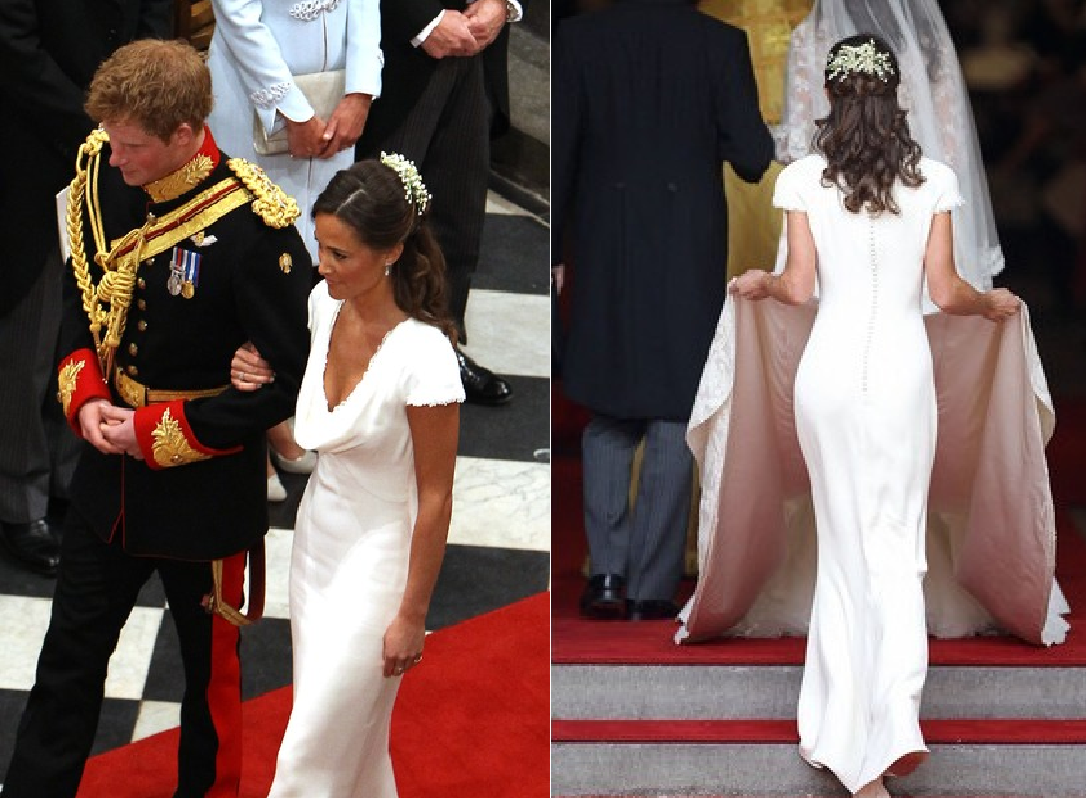 Пиппа и Гарри на свадьбе Кембриджских