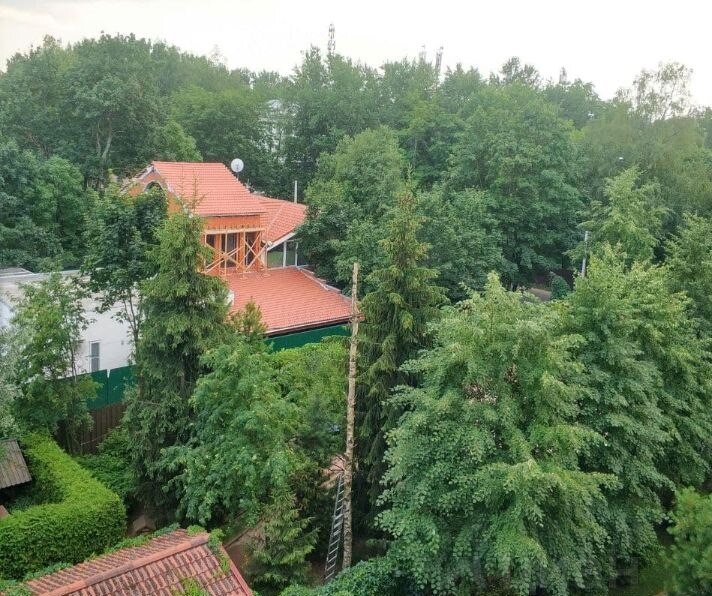 А это вид из окна квартиры Хованского.
