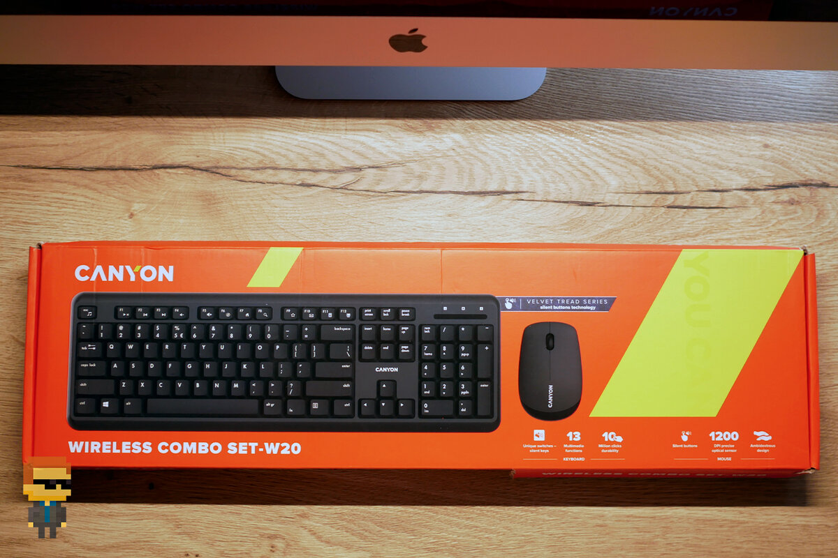 Упаковка Canyon Wireless Combo Set-W20