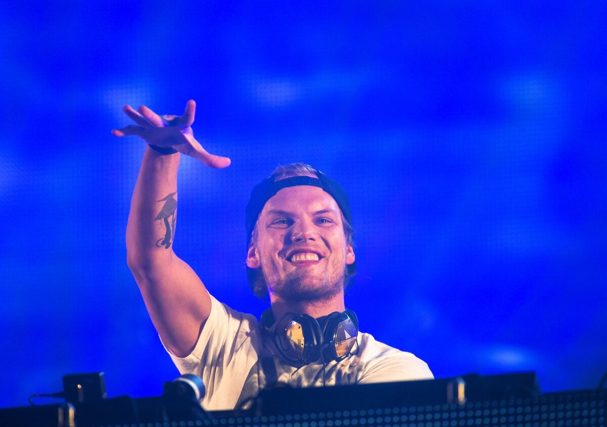 Диджей Avicii на одном из своих концертов.