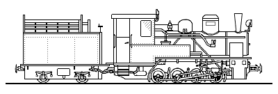  паровоз серии 159, вид с боку 
