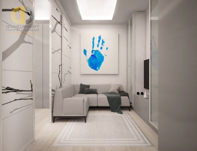 Интерьер гостиной ГК "Фундамент"