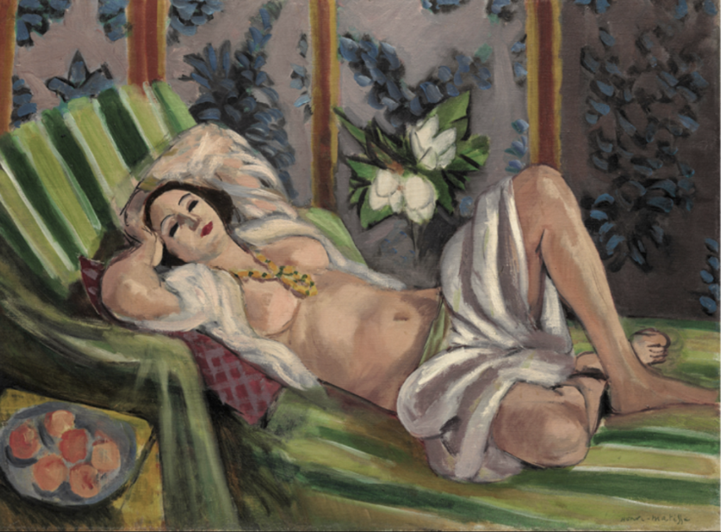 «Лежащая одалиска с магнолиями»