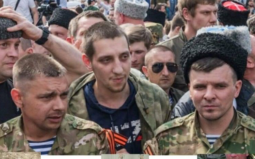 Люди в казачьей форме появились на митинге неожиданно для всех. Фото из соцсетей