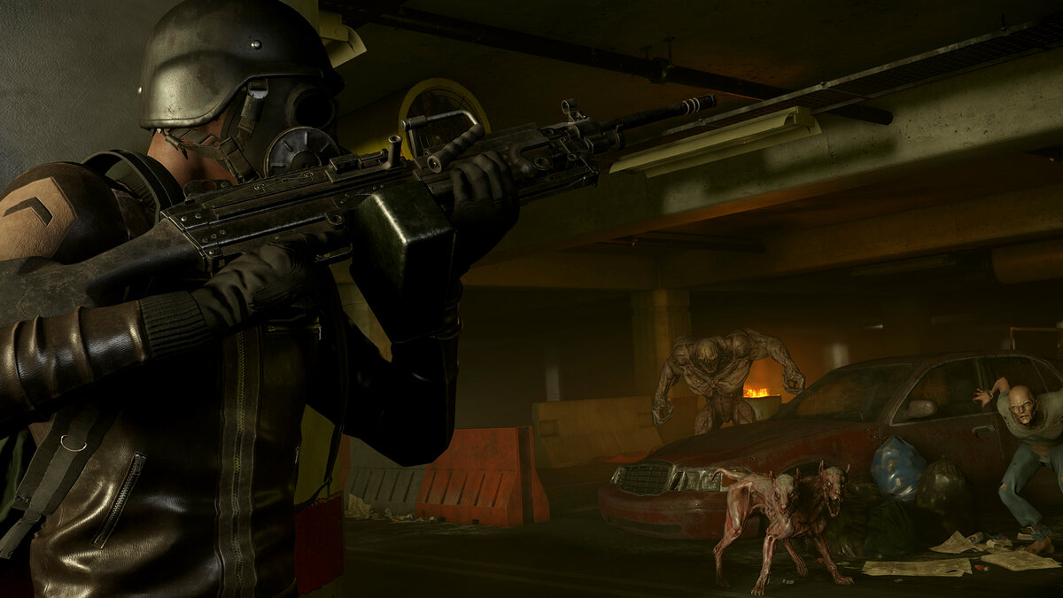 Мир сформировался после нескольких ядерных ударов и глобальной ядерной войны, по классике такого рода проектов остатки человечества должны волочить жалкое существование и уметь постоять за себя, ведь на улицах города бродят зараженные люди, животные и прочие мутанты!