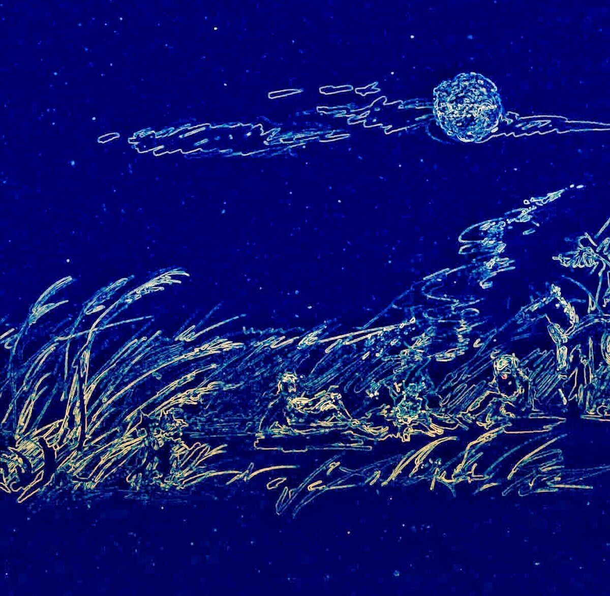 Ирам    
             Ночью умер Яша,  младший брат Ирам. 
Сквозь ветер, который перемешивал запахи и звуки степи, сквозь сон, Ирам слышала голос отца. 
         Он не кричал, также, как и вчера,  когда не стало мамы…
- Надо держаться, надо держаться. Ради девочек, я обещал довезти их…
Казалось, что отец уговаривал кого-то большого, значительно более могущественного, чем он сам.

Тогда, в детстве, Ирам любила проводить ночь в степи. 
Особенно в те дни, когда луна, пушистым волшебным шаром, освещала и степь и небо, с маленькими каплями звезд. 
         Звезды напоминали о том, что когда-то у них был дом, в котором, в длинные зимние вечера, зажигалась лампадка и мама, откладывая работу, рассказывала про дальние страны, в которых успела побывать ребенком.                                                                                                                                       
Маму воспитывал отец – купец третьей гильдии. Рано овдовев, он не желая расставаться с единственной дочерью, брал ее везде с собой. 
- Теперь и вы – путешественники.
Так назвала их мама в ту ночь, когда был оставлен, как оказалось, навсегда, их дом в уездном городе Павловске Воронежской губернии.
В Павловске семья жила рядом с вдовой купца  и бывшего градоначальника Одинцова. Сам Иван Михайлович Одинцов не дожил до семнадцатого года, замерз в сугробе еще в 1916 году, не дойдя с городского собрания до дома всего несколько метров. После его смерти всей торговлей персидскими и кашмирскими тканями, равно как и меценатскими прожектами занялась вдова – Эмилия Александровна.
Благодаря учрежденным ею школам, мастерским и высаженной лесополосе, которая защищала город зимой от ветров и снежных заносов,  Эмилию Александровну не тронули при грабежах 17го года. Уважение горожан оказалось сильнее ажиотажа быстрой наживы. 
Имущество Эмилия Александровна потеряла только в 18м году, когда мимо Павловска проходил обоз из Бобровска, на котором вывезли вещи Одинцовых в неизвестном направлении.
Тогда же в восемнадцатом году, покидая город вместе с белоказаками, которые двигались  в южном направлении, Эмилия Александровна позвала их с собой. 
