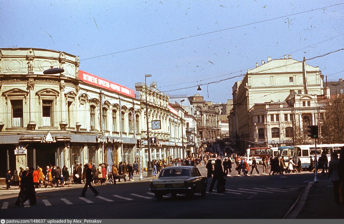 улицы москвы 1970