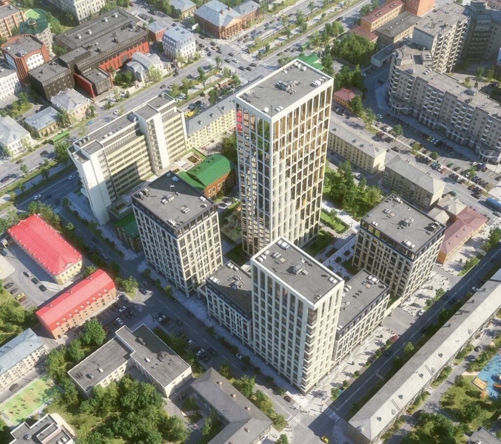 Клубный дом «Ленина 8» будет состоять из семи секций