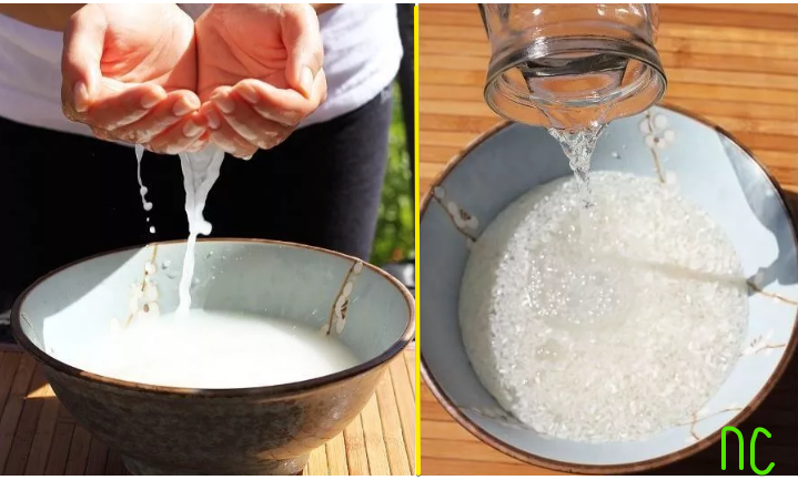 Умываемся рисовой водой