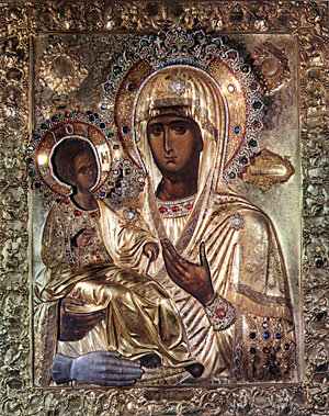 Bogorodica Trojeručica, famous icon from Hilandar monastery