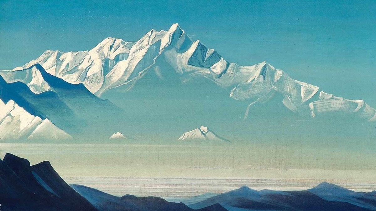 Картина Рериха "Горы"