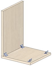 Соединение деталей бабочками