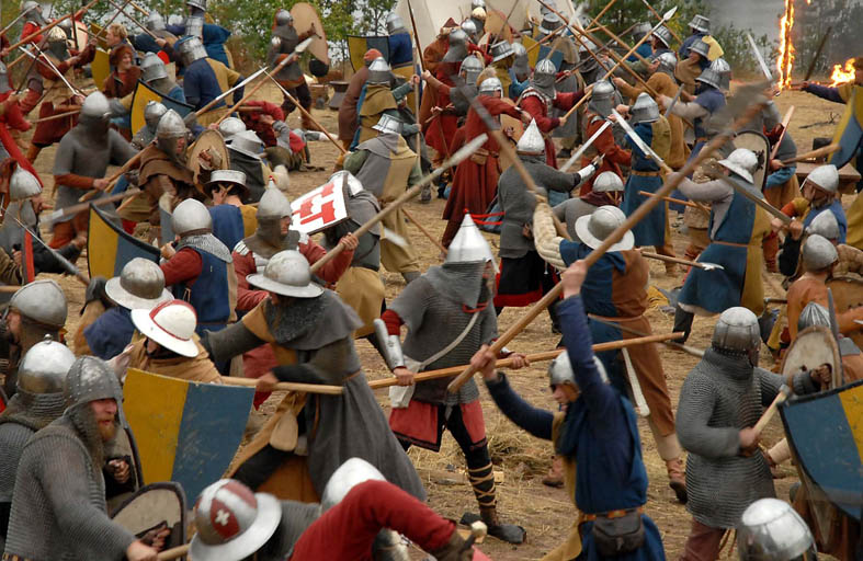 Сильный век 13. Шведские Рыцари Невская битва.