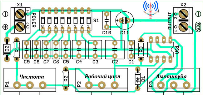 Простой генератор звуковой частоты. Инструкции