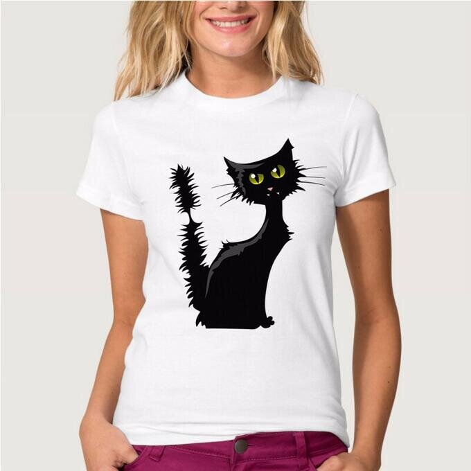 Майка с котиком