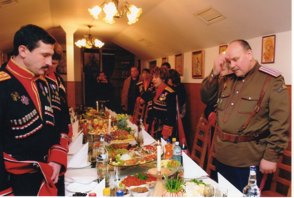 Картинка казачье застолье