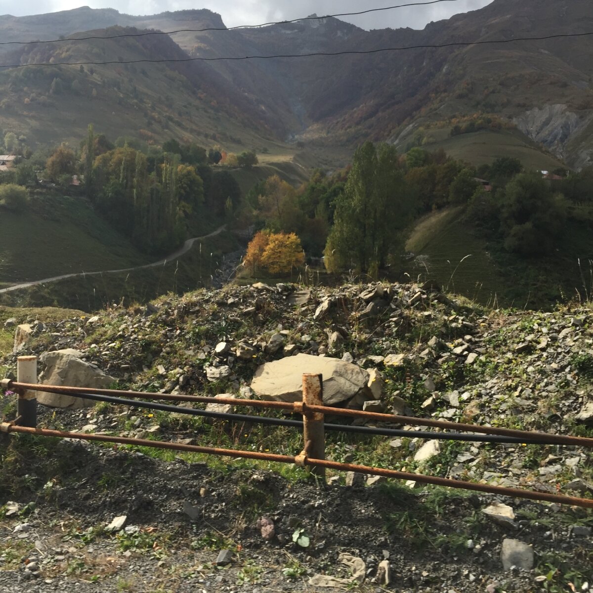 Военно-Грузинская дорога, мы уже в Грузии 