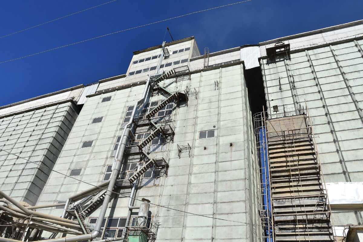 Элеватор - степной колос способен вместить в себя 110 тыс. тонн зерна