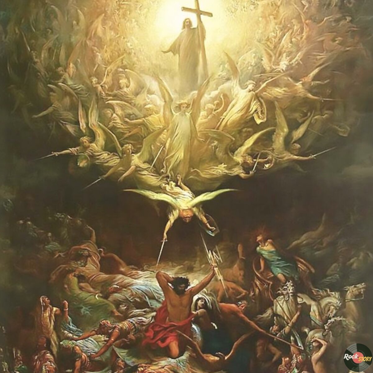 На фотографии: картина " Триумф христианства" французский художник Гюстава Доре