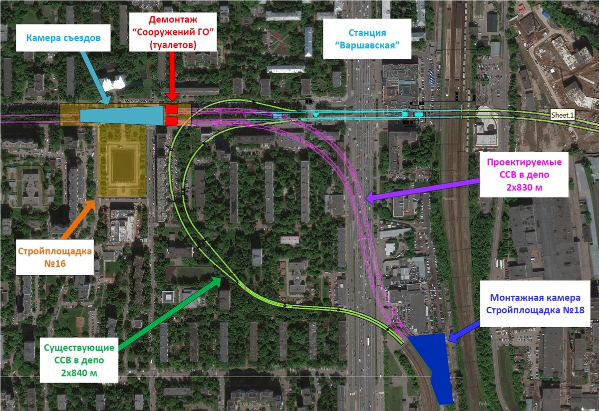 План чонгарского метростроя