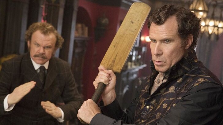 Кадр из фильма "Холмс & Ватсон" (2018)