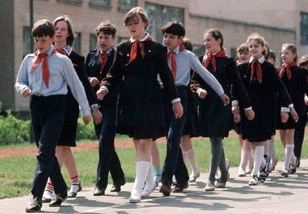 Старшеклассники в советское время