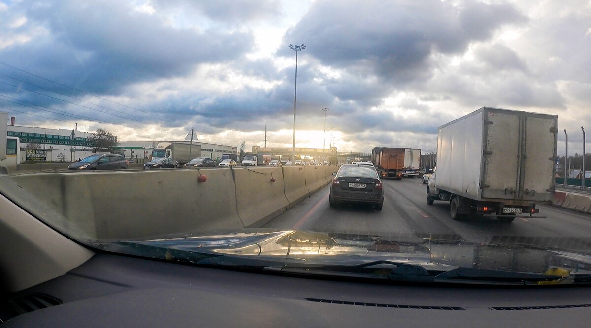 Нашёл объезд дикой пробки на Новорязанском шоссе. Технологическая ...