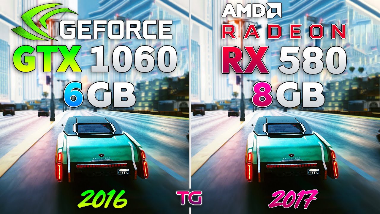 Rx 580 vs 2025 gtx 1060