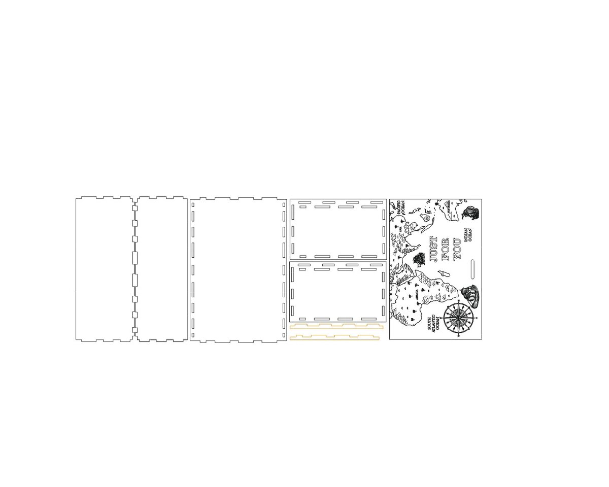 Экономично расположенные детали в проекте.  Удобно считать площадь 