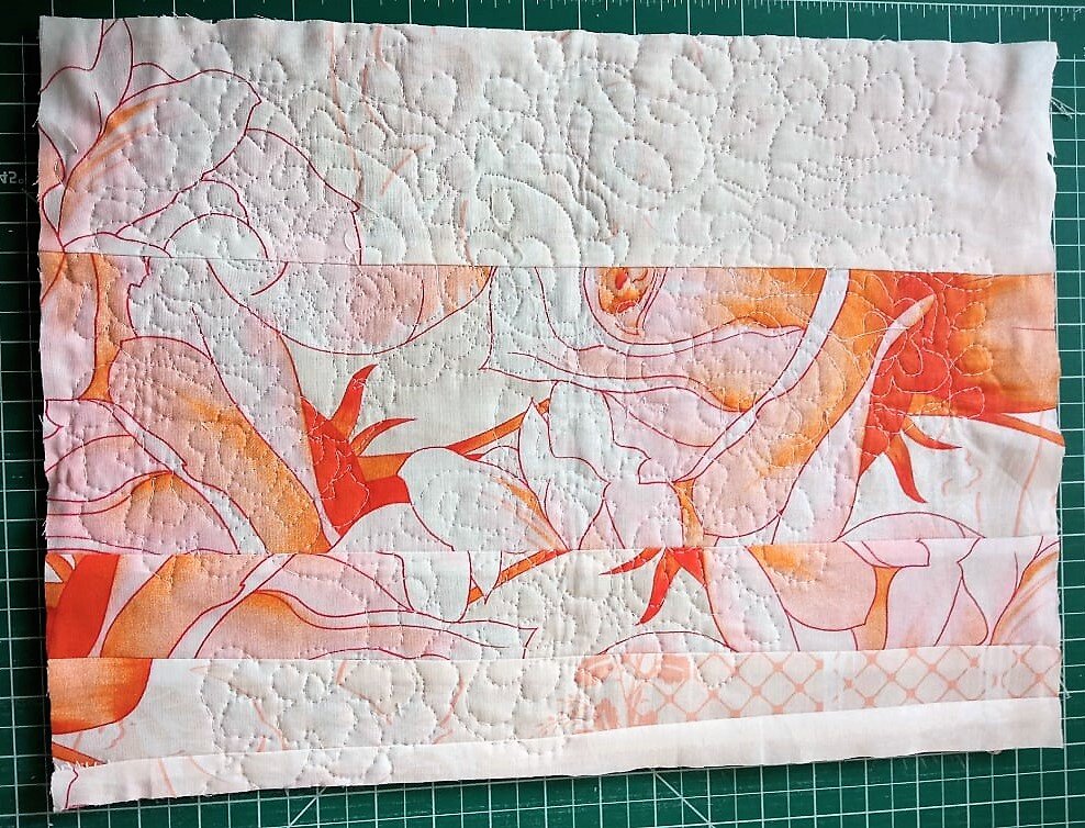 лоскутное  стеганное полотно для салфетки-сушилки