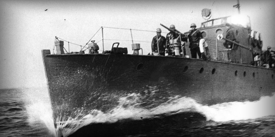 Сторожевой катер у берегов Ханко