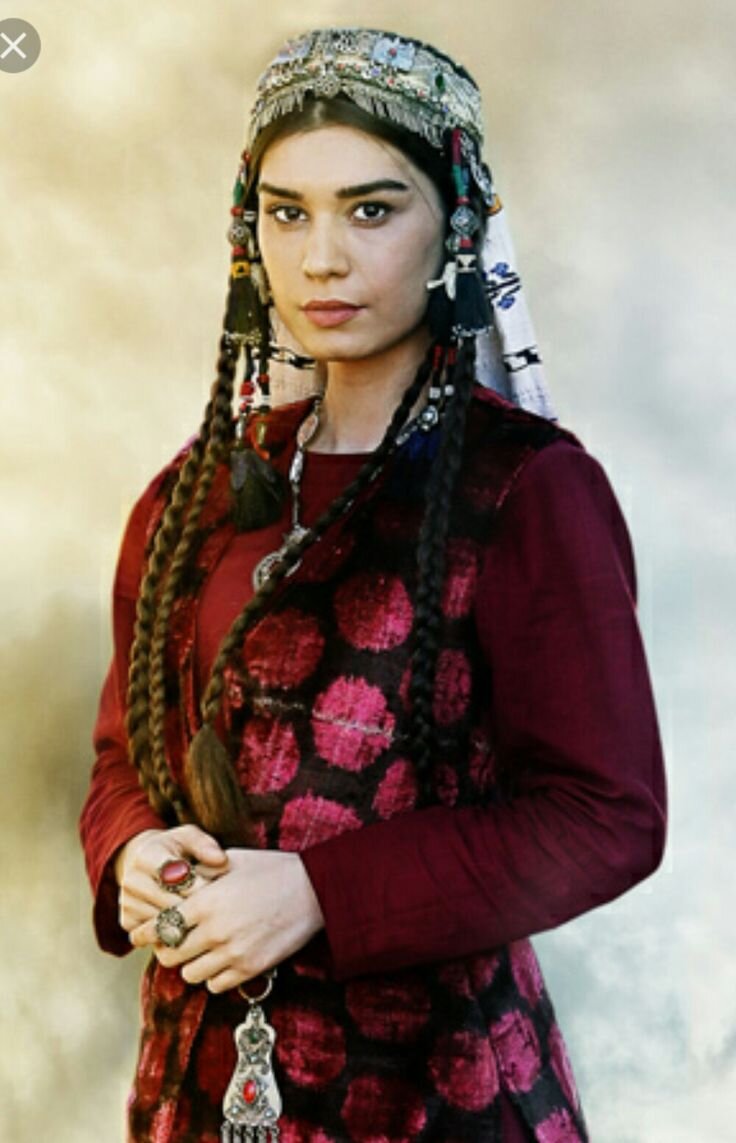 Гёкча. Девушка племени Кайы. Кадры из сериала Воскресший Эртугрул 