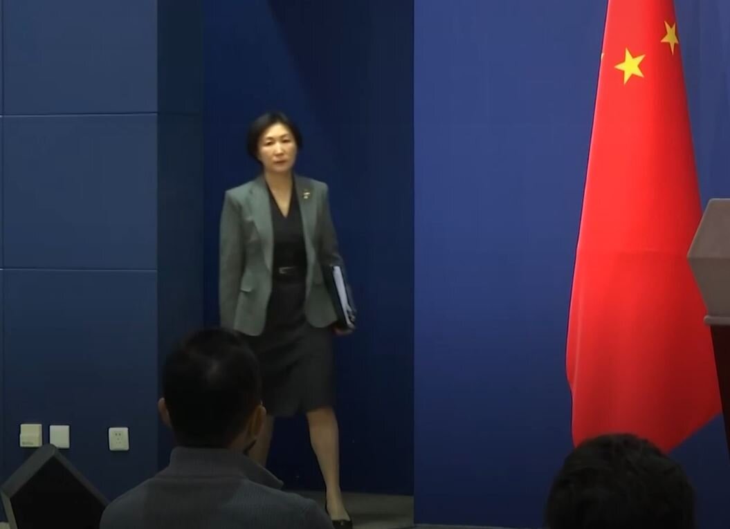 Представитель МИД КНР (кадр видео)