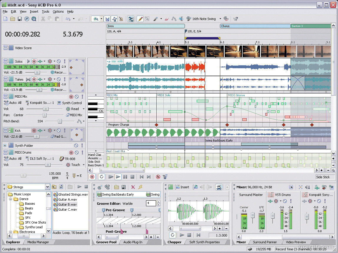 Рабочий вид программы.
