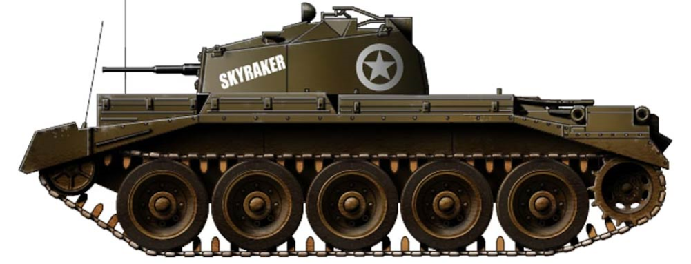 Tank, Cruiser, Mk VI “Crusader” Mk III AA Mk III