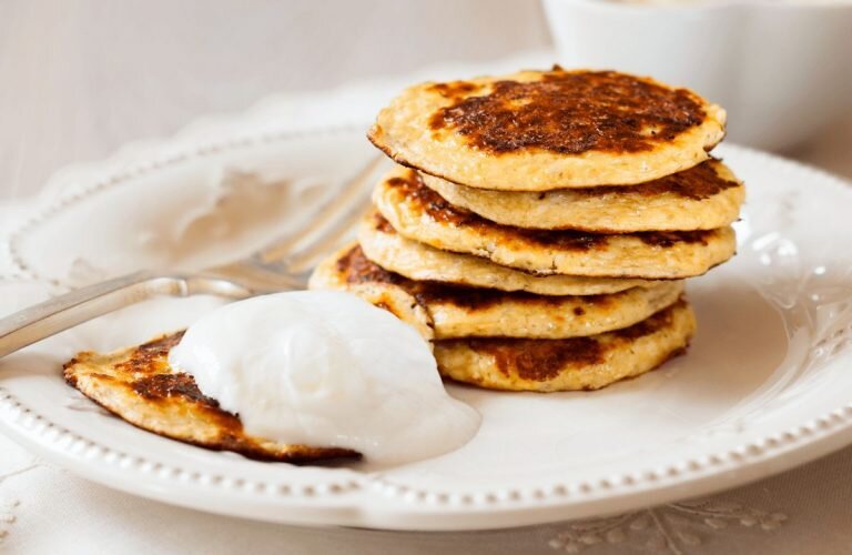 
Сегодня готовим оладьи на завтрак.