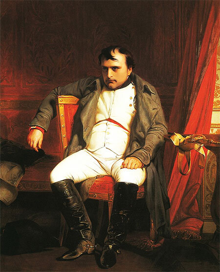 П. Деларош. После отречения во дворце Фонтенбло