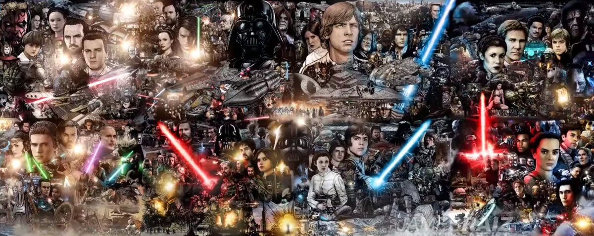 Компиляция всех персонажей Star Wars 