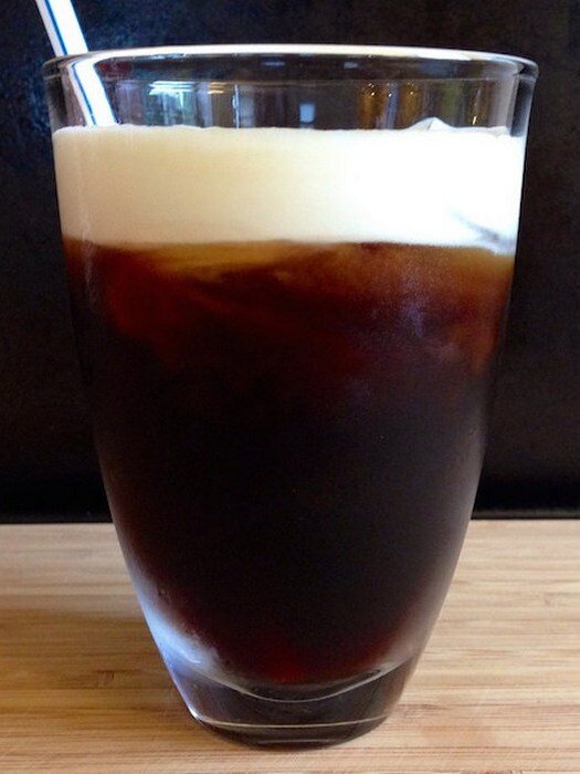 
Кофе с морской солью.
