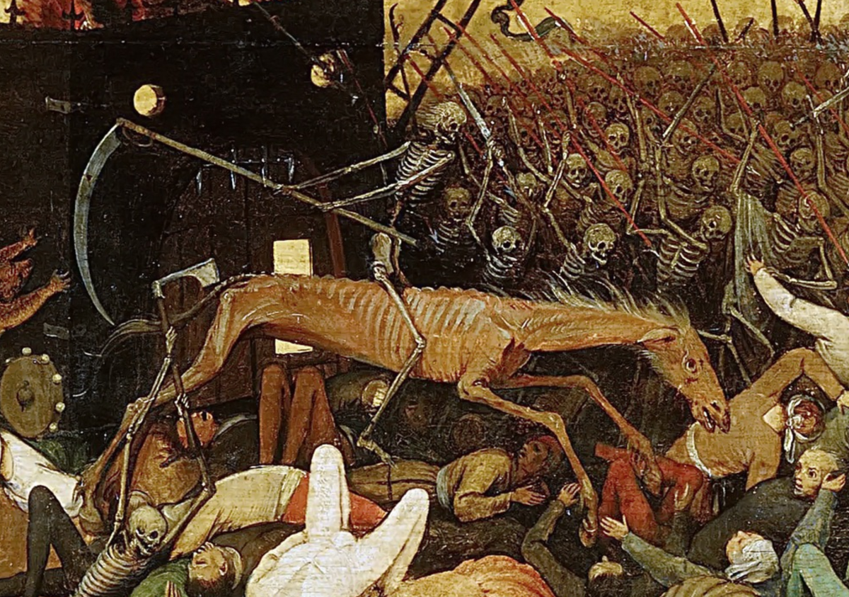 Брейгель, «Триумф смерти», фрагмент