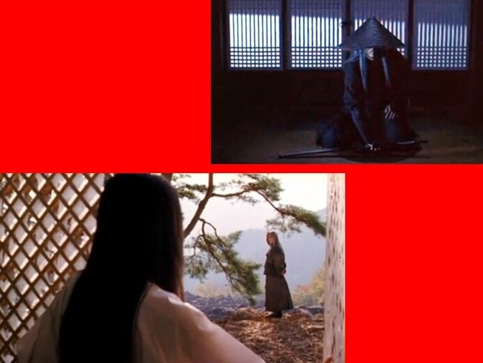 Кадры из х.ф. «Меч воина» (Корея, 2003). 