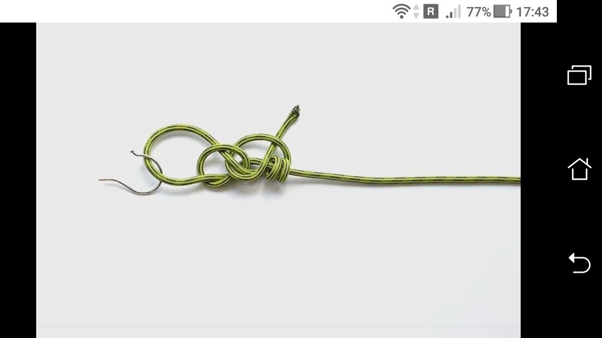 фото Как вяжут - Узел Rapala Knot для офсетного крючка