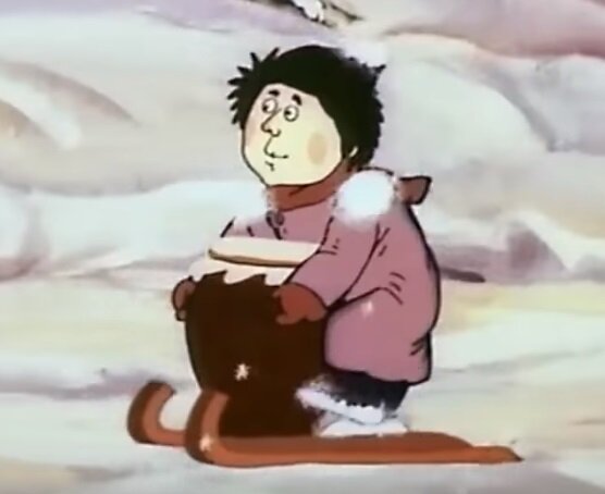 кадр из мультфильма "Ишь ты, Масленица"